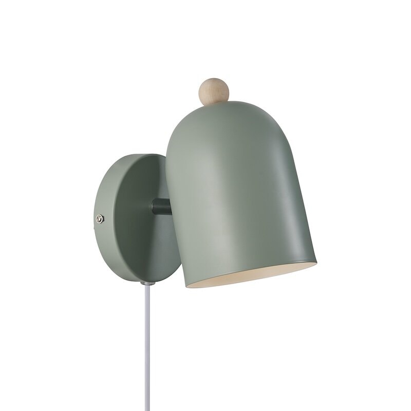 Gaston vägglampa dusty green