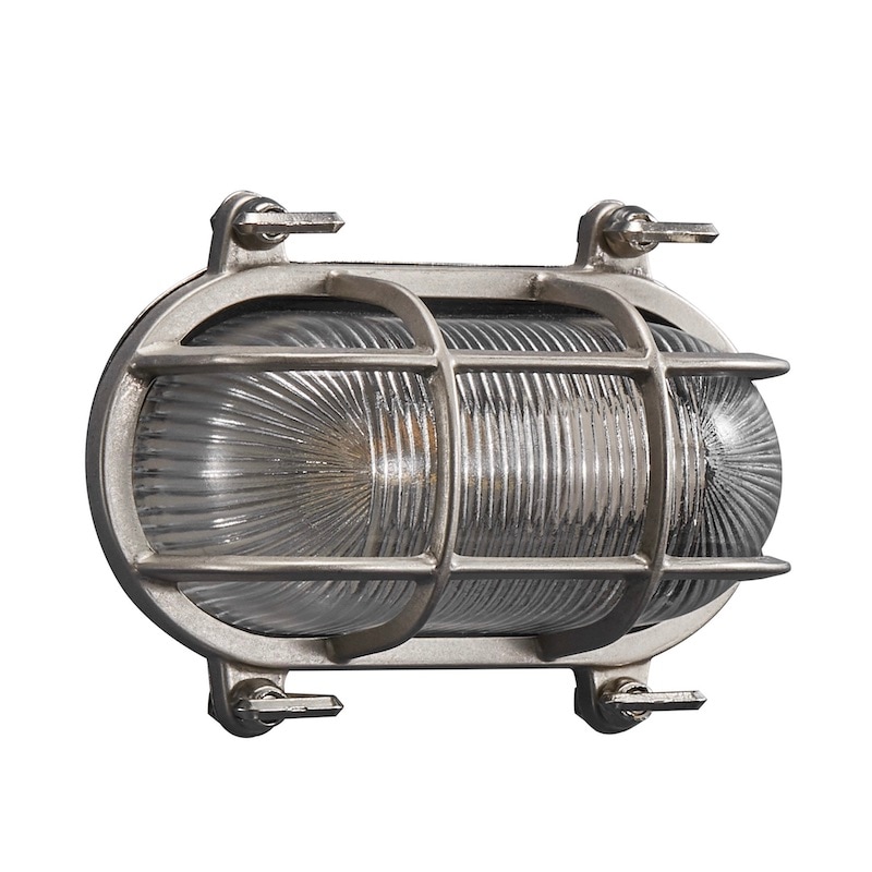 Helford vägglampa nickel