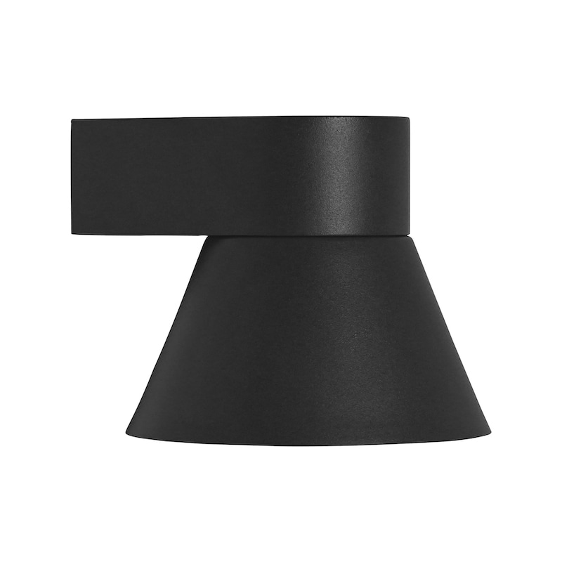 Kyklop cone vägglampa svart