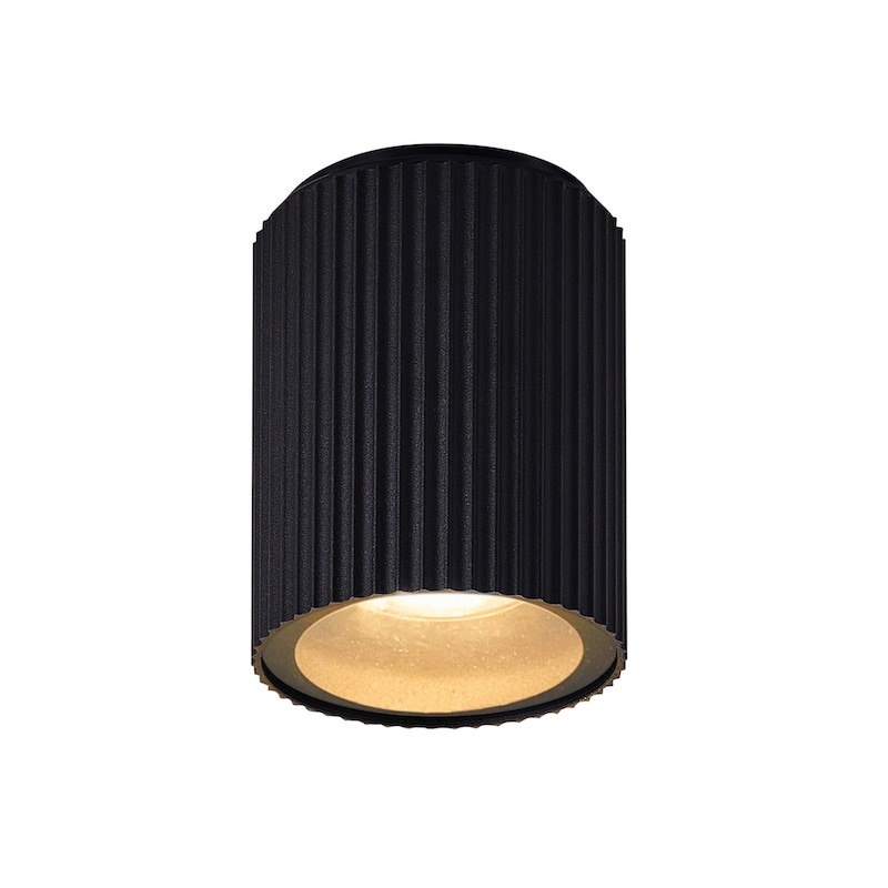 Kyklop Ripple plafond svart