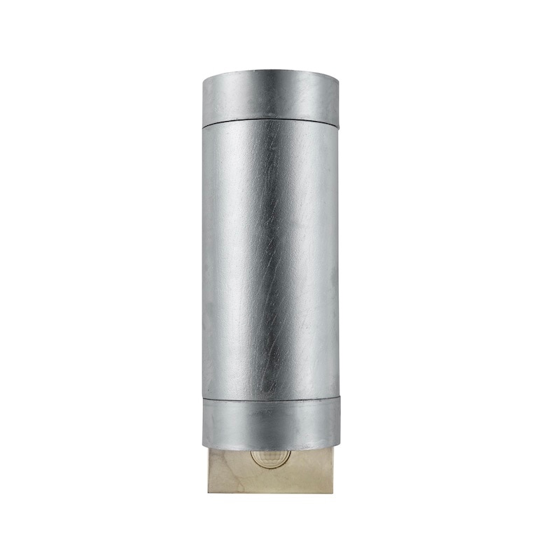 Tin Maxi Double Sensor vägglampa galvaniserat stål