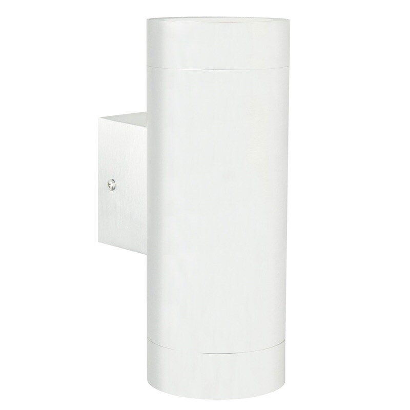 Tin maxi Double vägglampa vit IP54