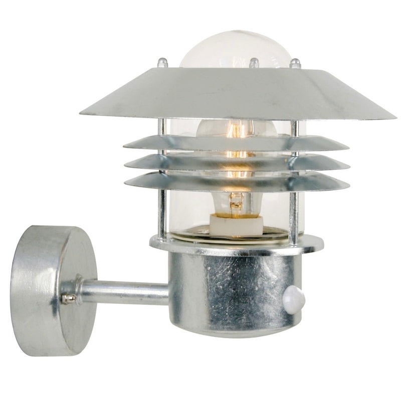 Vejers Sensor vägglampa galvaniserat stål