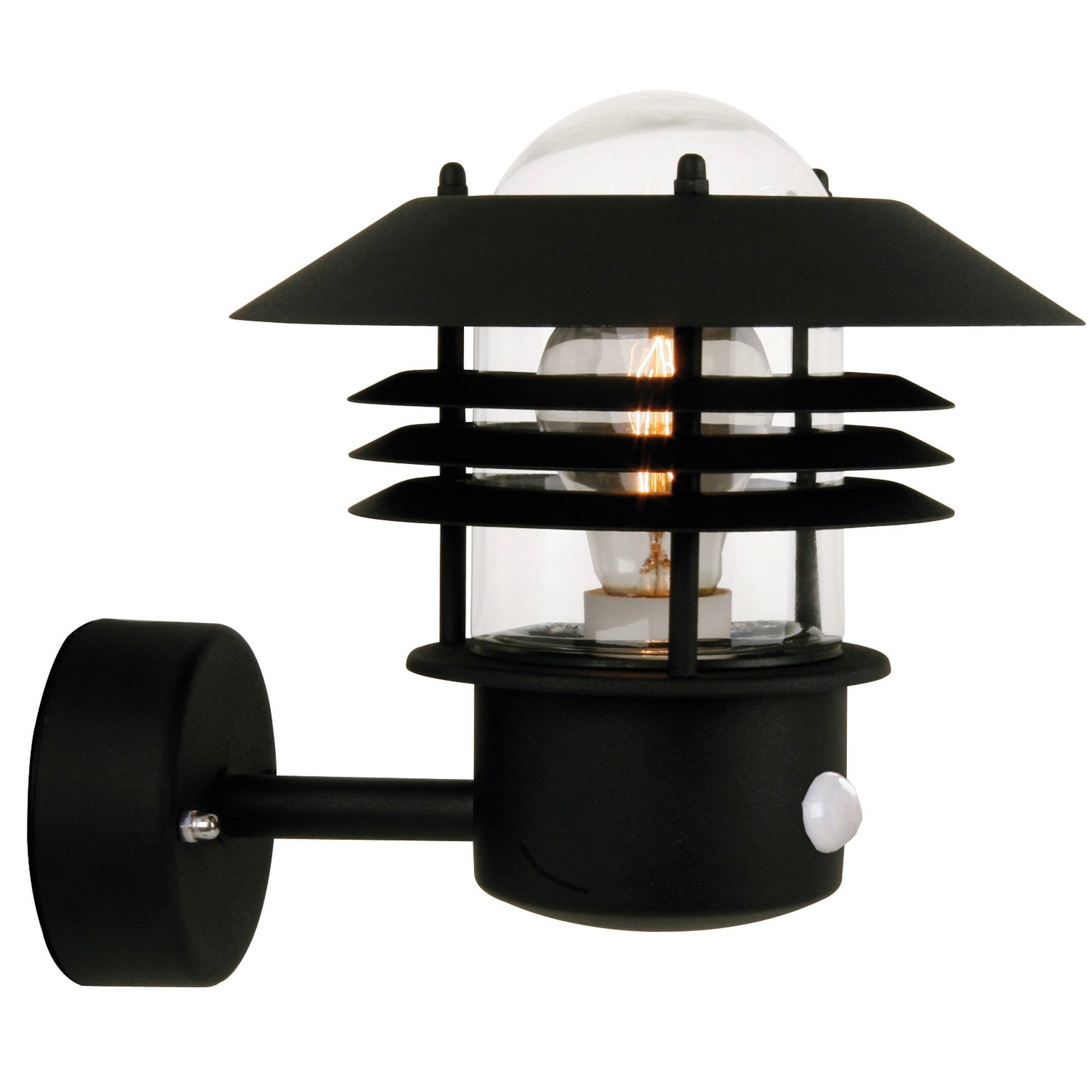 Vejers Sensor vägglampa svart