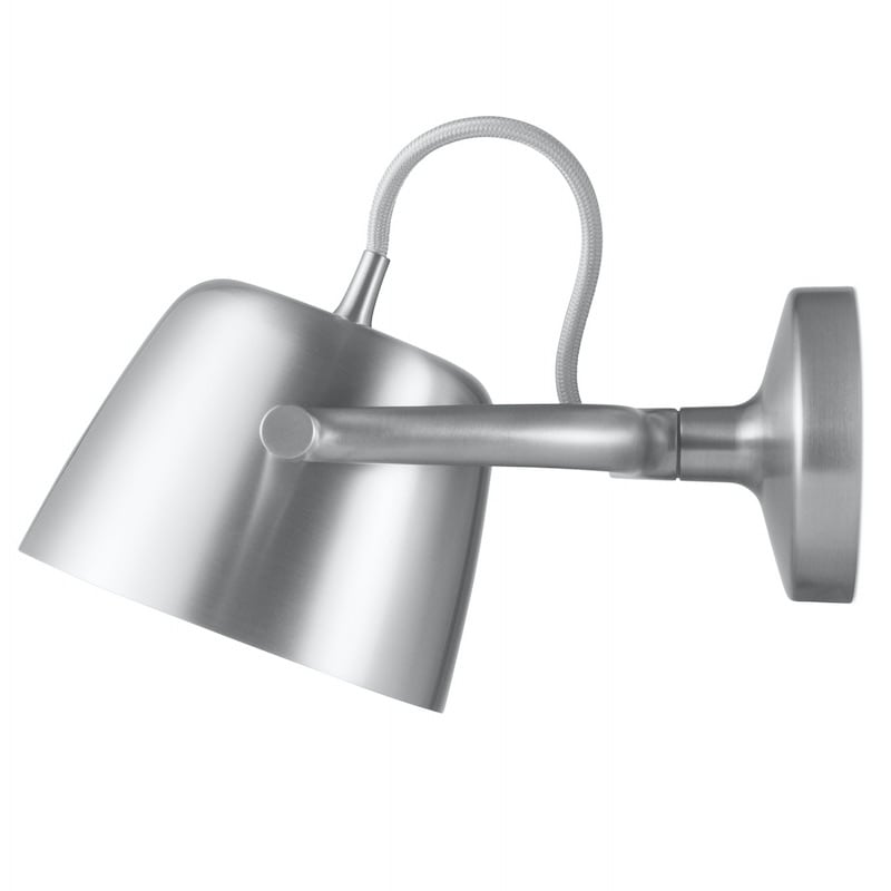 Tub vägglampa aluminum