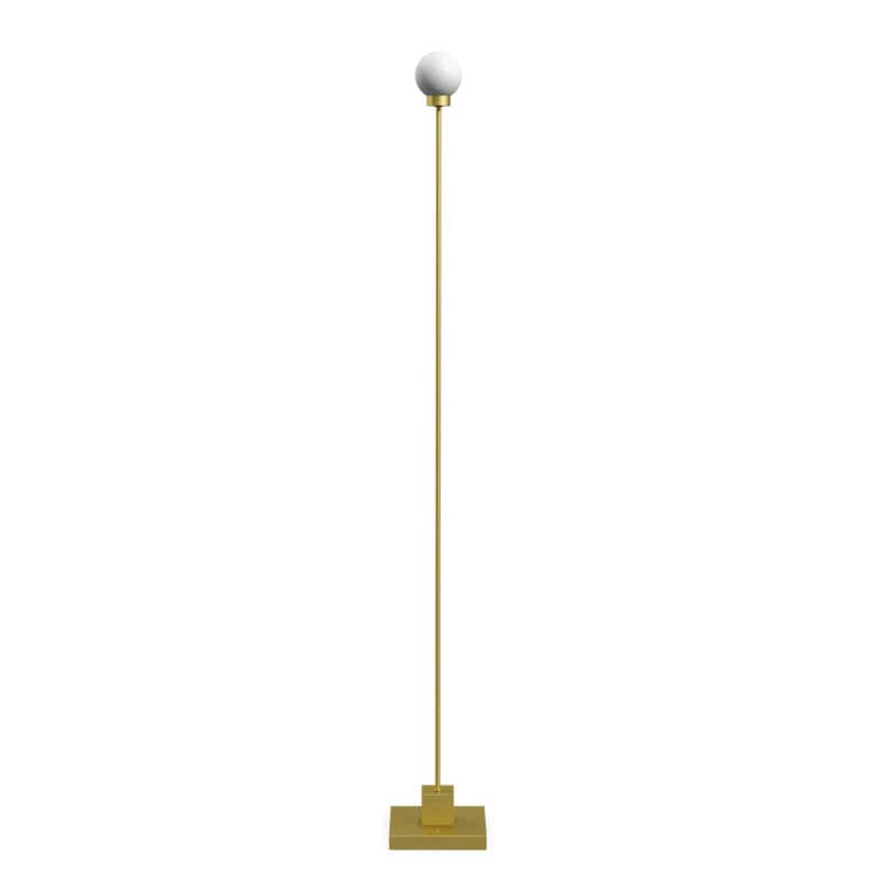 Snowball portabel golvlampa mässing