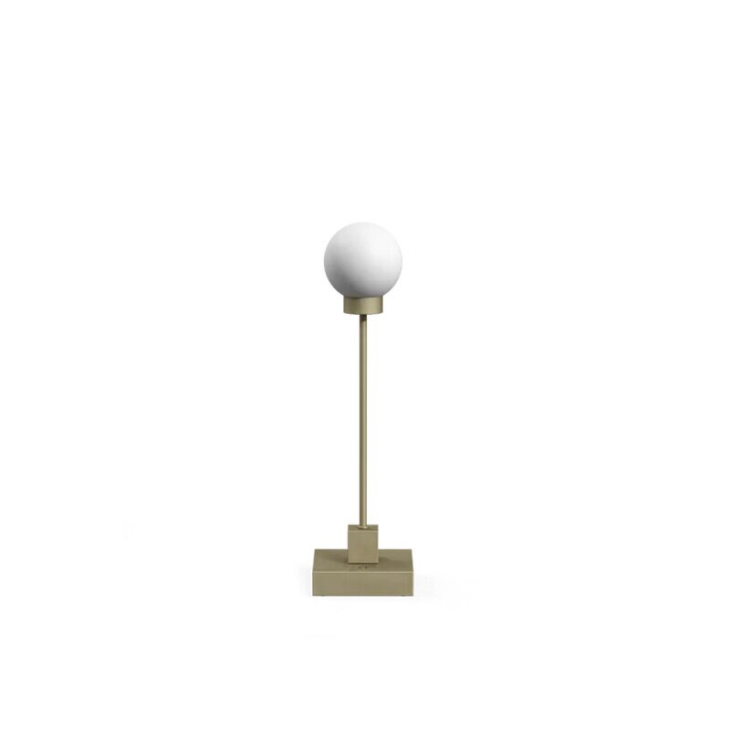 Snowball portabel bordslampa gråbeige