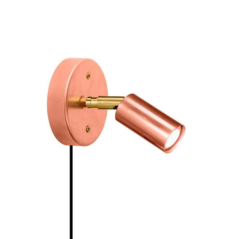 Starlight 1 vägglampa med kabel rå koppar