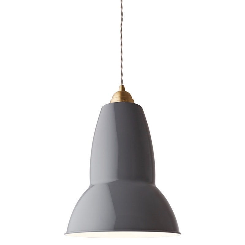 Original 1227 Brass Maxi taklampa Elephant Grey