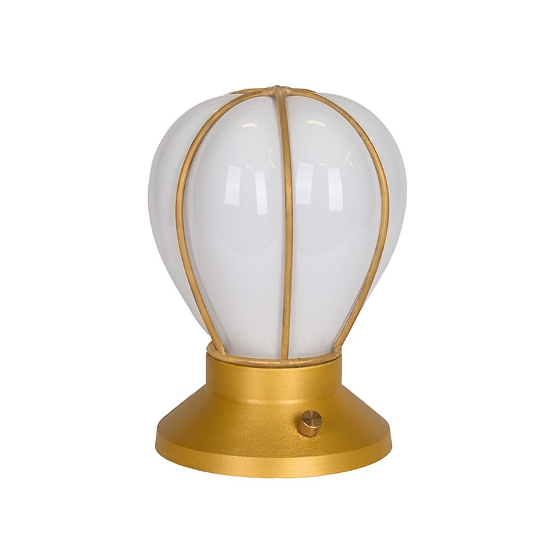 Hobo Lantern bordslampa rå mässing