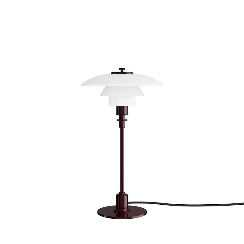 PH 2/1 bordslampa glossy burgundy
