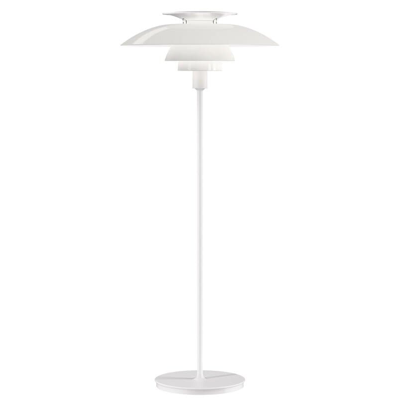 PH 80 golvlampa med dimmer Vit Opal Akryl/Vit