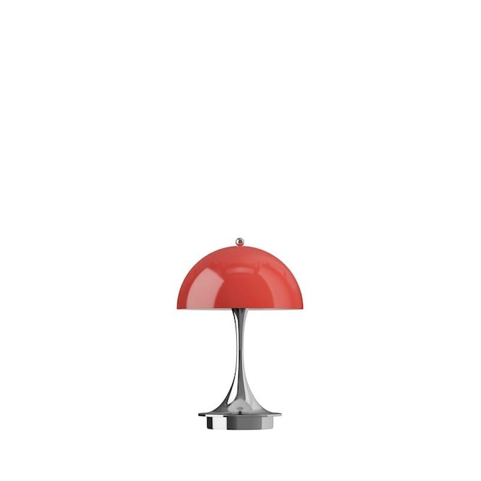 Panthella 160 portabel bordslampa Original Opal Red