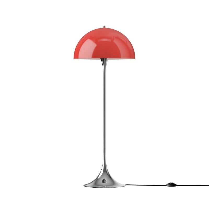 Panthella 500 golvlampa original opal red