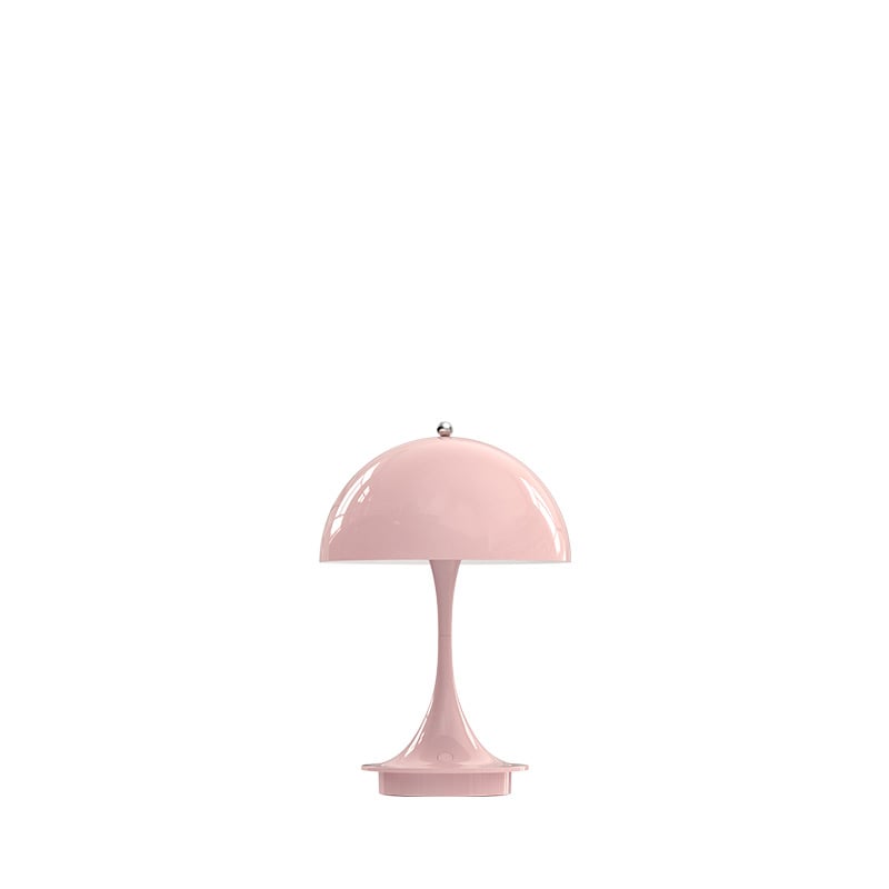 Panthella 160 portable bordslampa pale rose