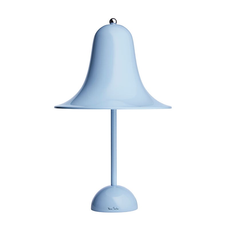 Pantop bordslampa ljus blå