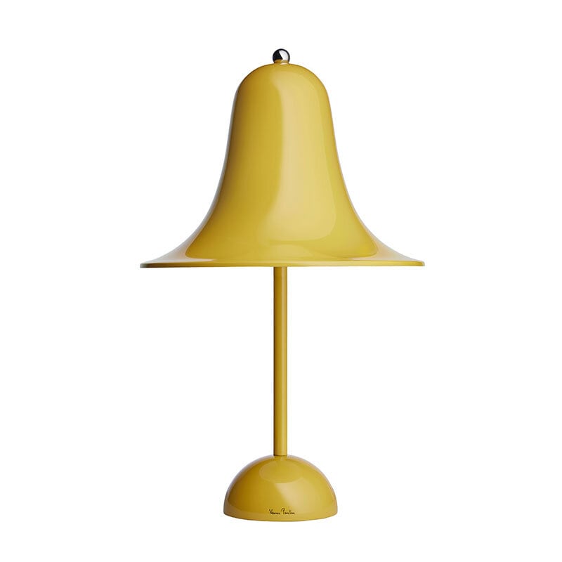 Pantop bordslampa varm gul