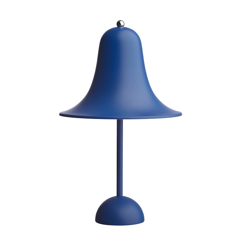 Pantop bordslampa matt klassisk blå
