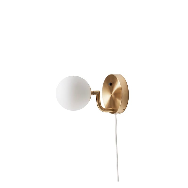 Mobil 12 Wall lamp Brass, opal