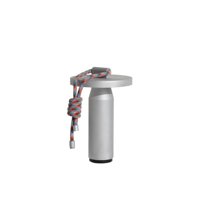 Quasar portable lamp natural aluminium