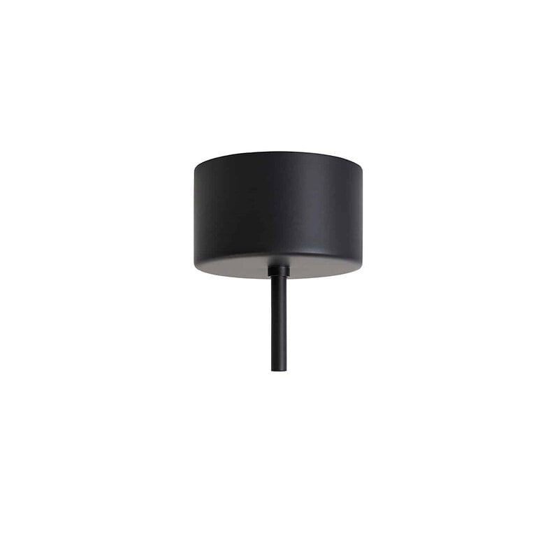 Takkopp Ø110x65 svart