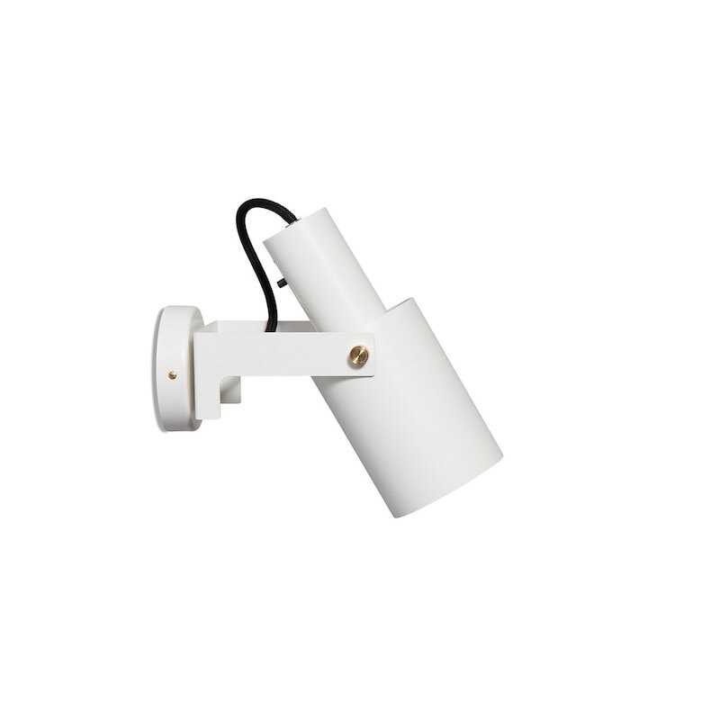 Volume 2 vägglampa S vit/mässing