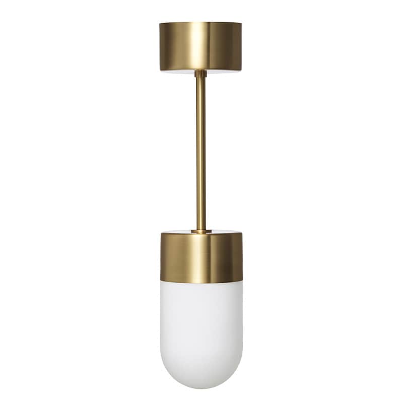 Vox Ceiling IP44 mässing/opal