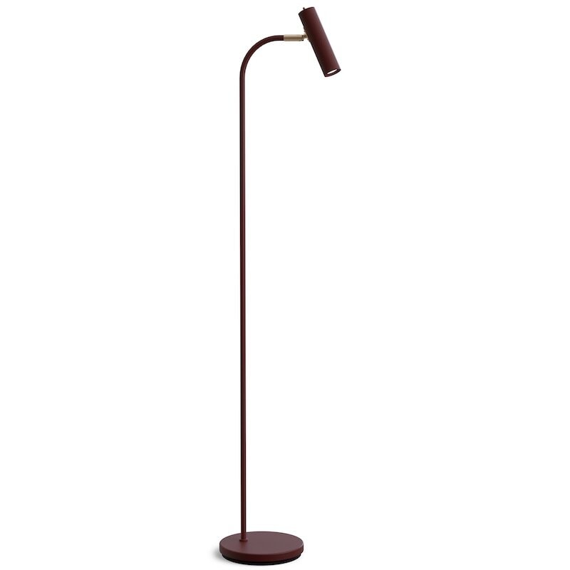 Slender H1276 golvlampa mörkröd