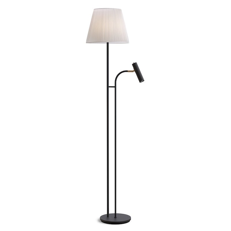 Slender H1503 golvlampa svart