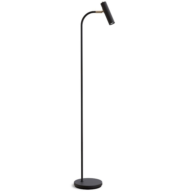 Slender H1276 golvlampa svart