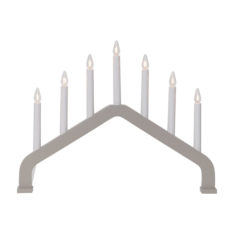 House 7 ljusstake beige