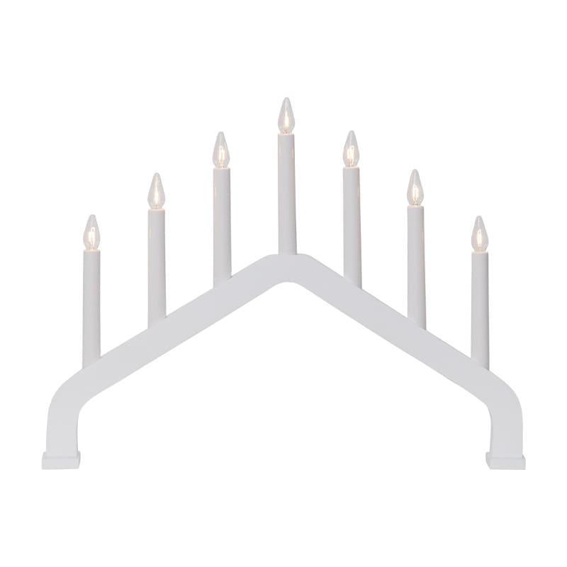 House 7 ljusstake vit