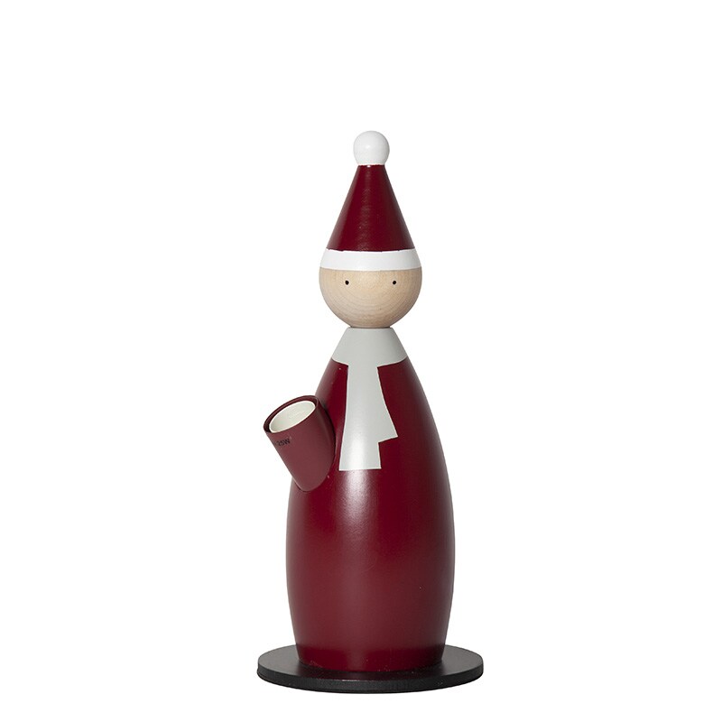 Lucia classic Nisse ljusstake röd