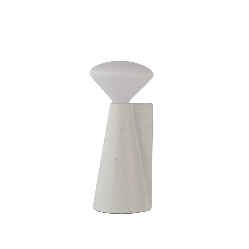 Mantle portabel bordslampa stone white