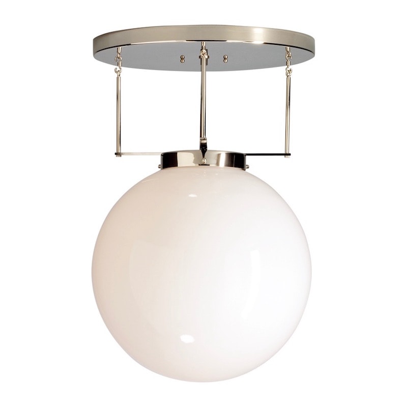 DMB 26 Bauhaus Ø35 plafond nickel/opalglas