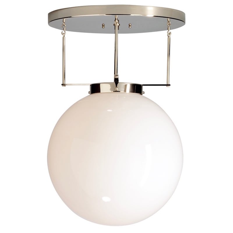 DMB 26 Bauhaus Ø40 plafond nickel/opalglas