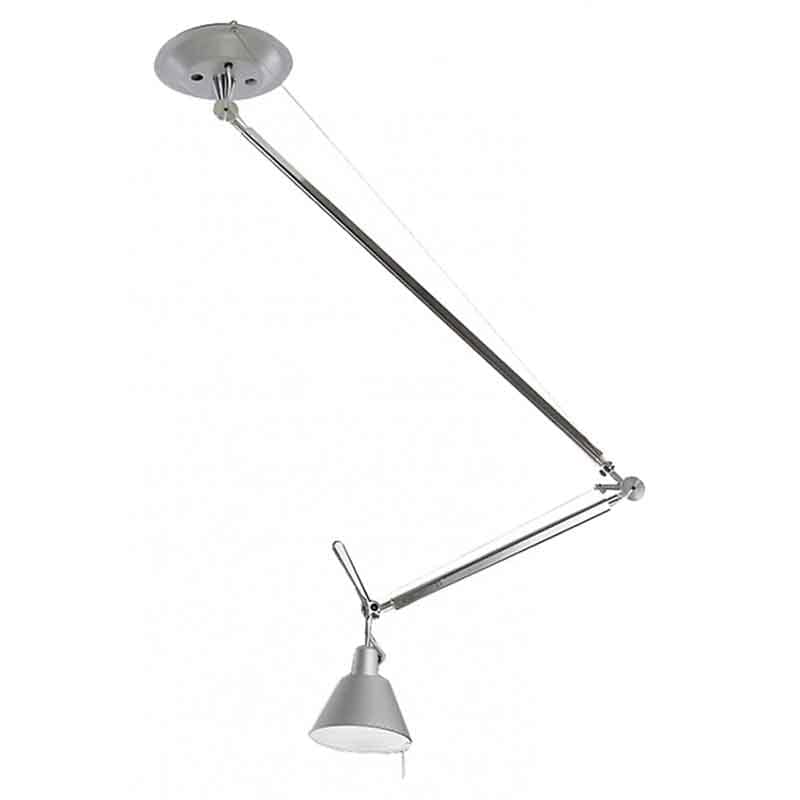 Tolomeo decentrata taklampa aluminium