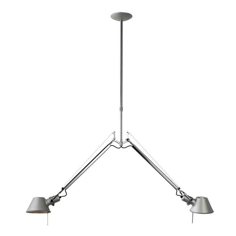 Tolomeo due bracci taklampa aluminium