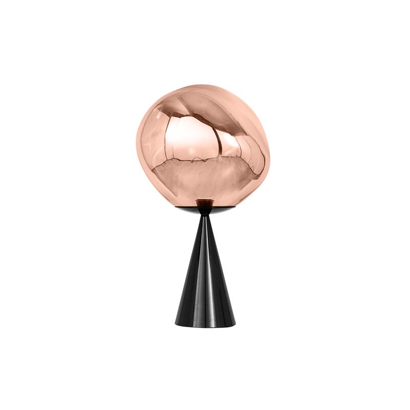 Melt Cone Fat bordslampa koppar