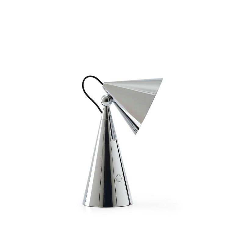 Pose portabel bordslampa silver