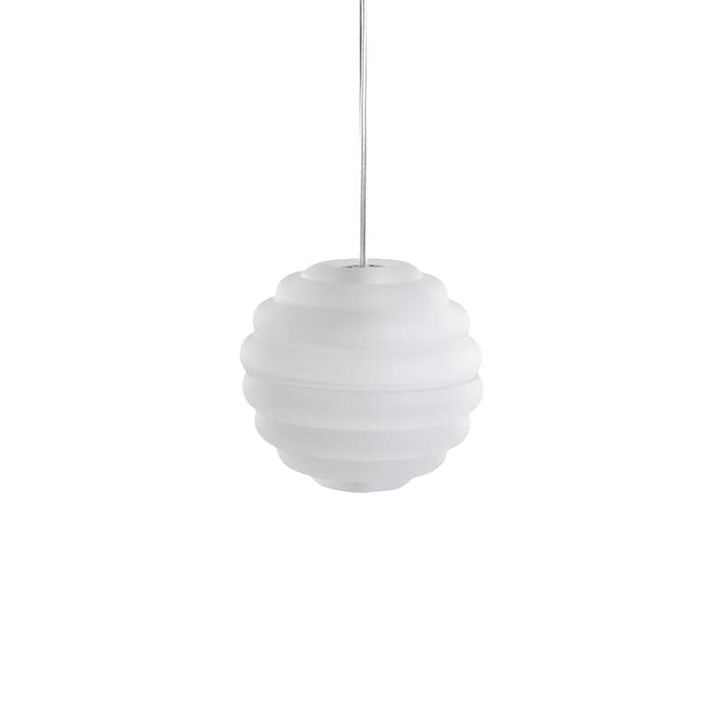 Press Sphere mini taklampa frostad