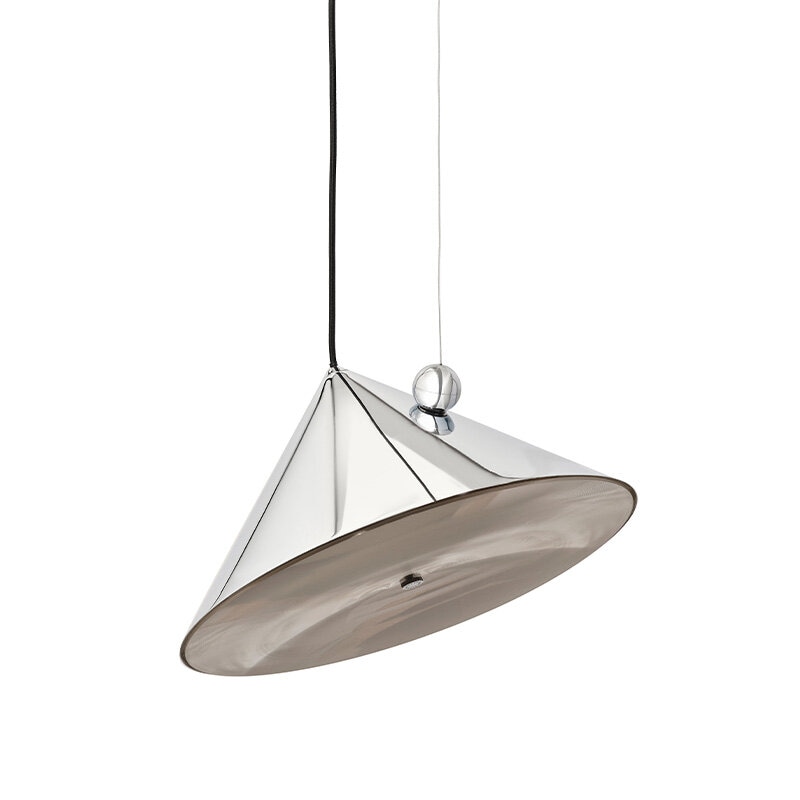 Pose Ø43 taklampa silver