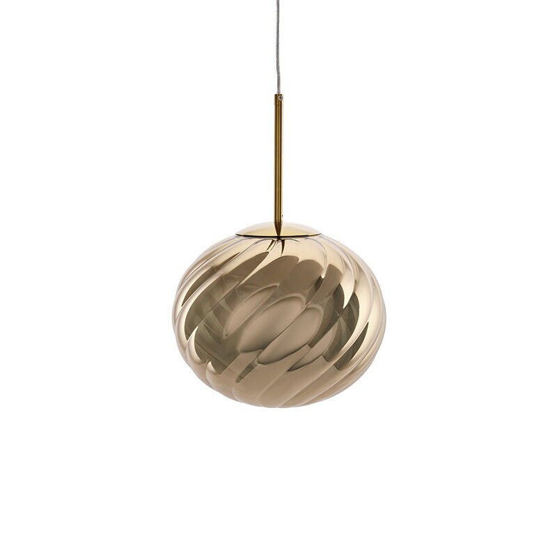 Whirl 30 X 25 taklampa guld