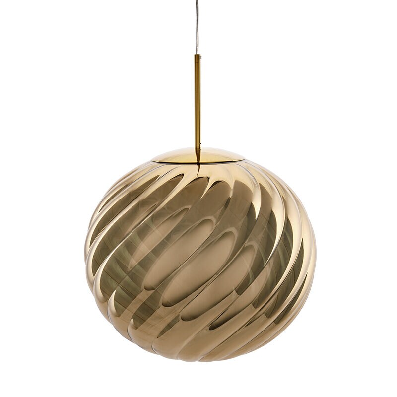 Whirl 45 X 40 taklampa guld