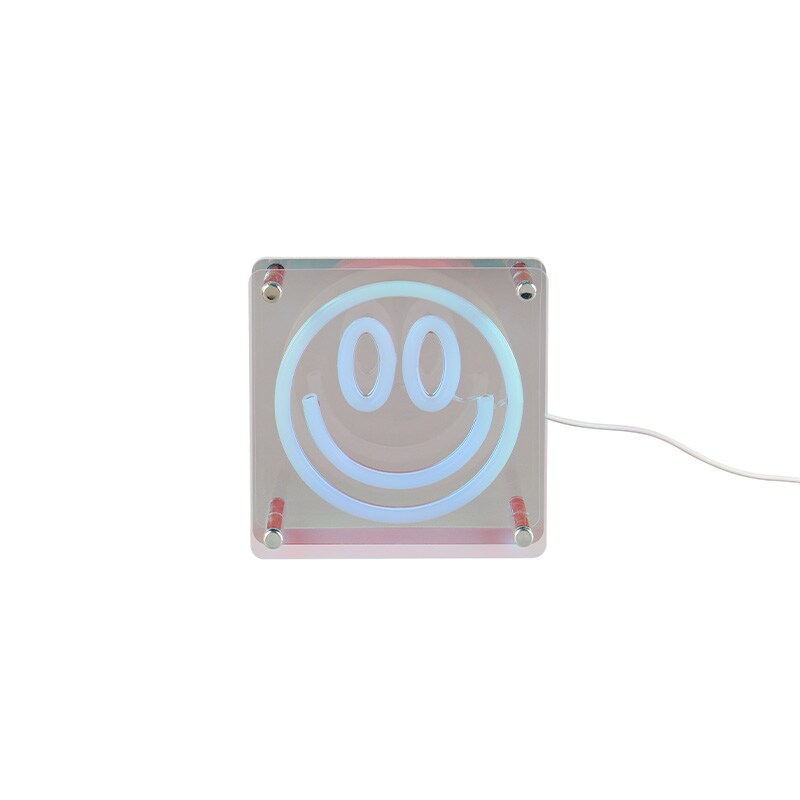Anelli bordslampa transparent iridescent
