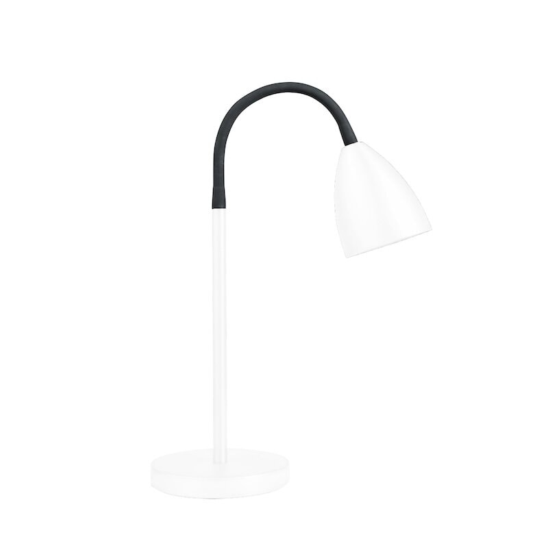 Trotsig bordslampa mattvit