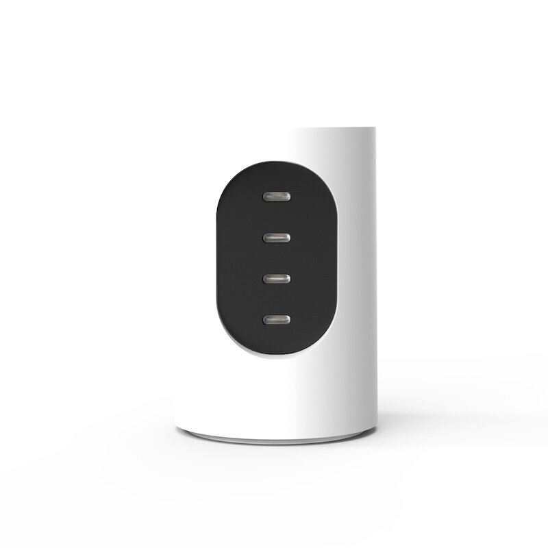 Cylindrical UX1 laddare mist white