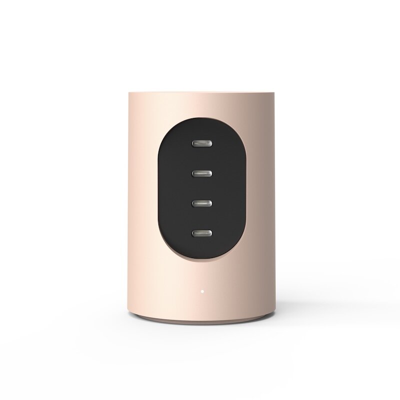 Cylindrical UX1 laddare pale pink