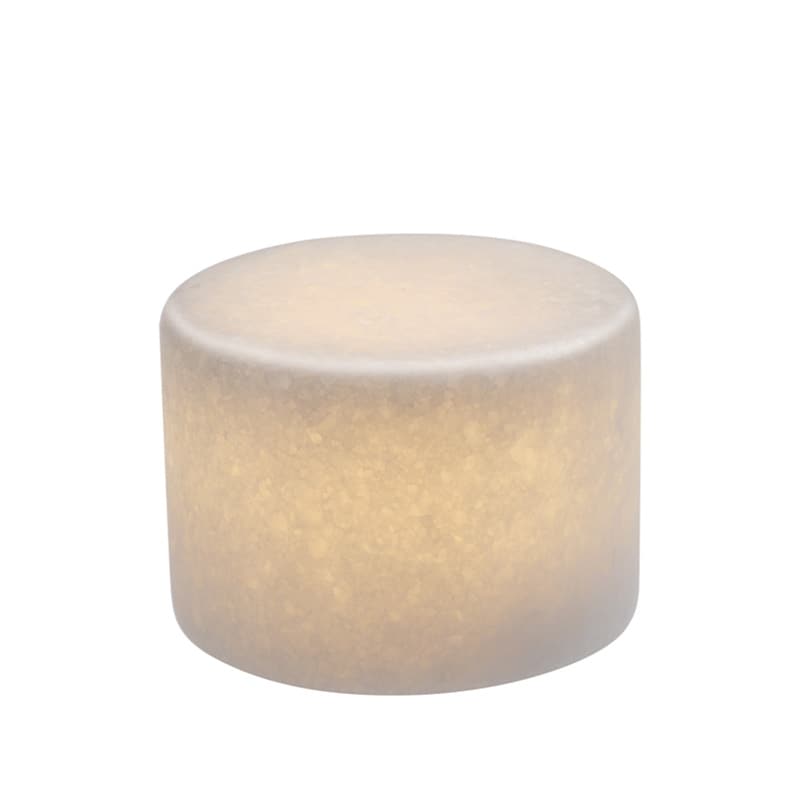 Marble 60x80 bordsljus silkesmatt marmor vit