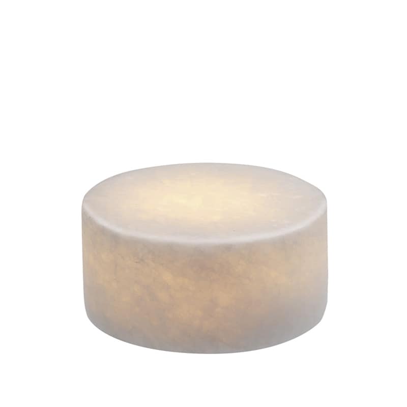 Marble 40x80 bordsljus silkesmatt marmor vit